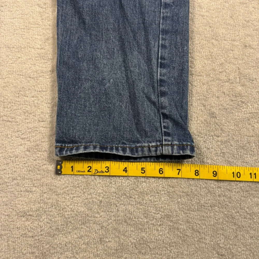 Levi's Jeans Mens 32x30 Blue 505 Regular Fit Straight Leg Medium Wash Denim